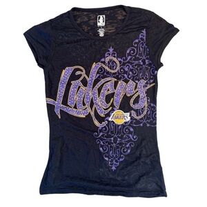 Lakers Y2K Black T Shirt
